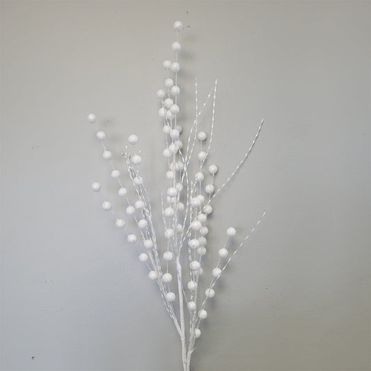 Metallic Twist Glitter Spray - White 32” | KS