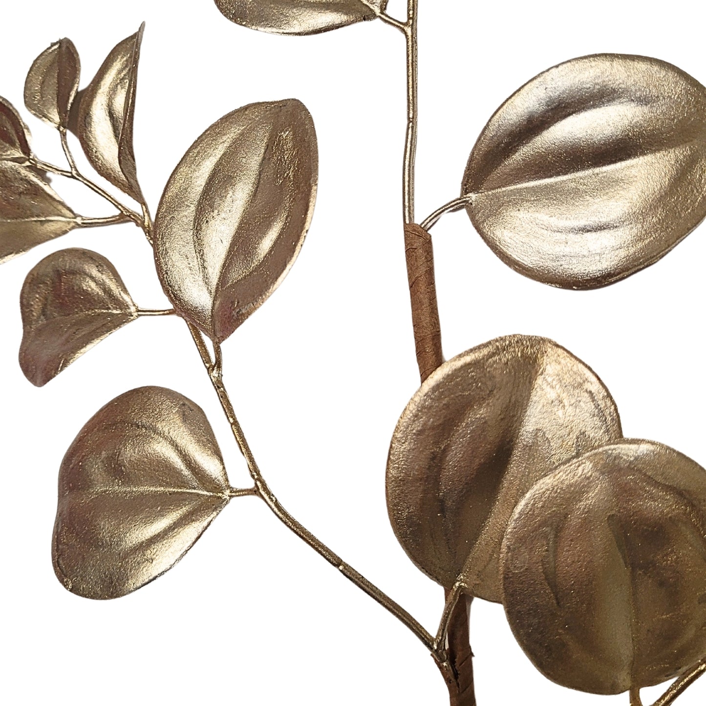 Metallic Smilax Leaf Spray - Gold 32" | QP