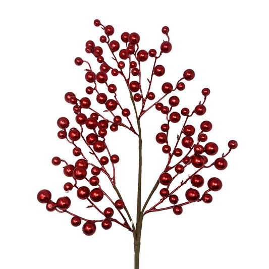 Metallic Berry Spray - Red 36” | QP