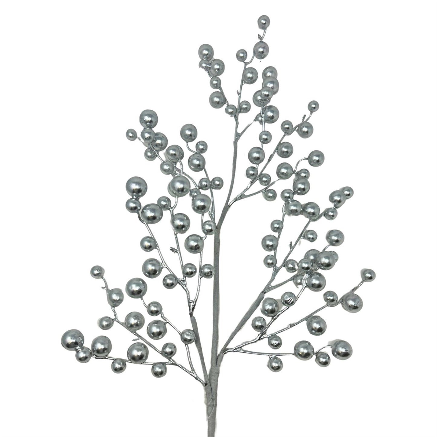 Metallic Berry Spray - Silver 36” | QP