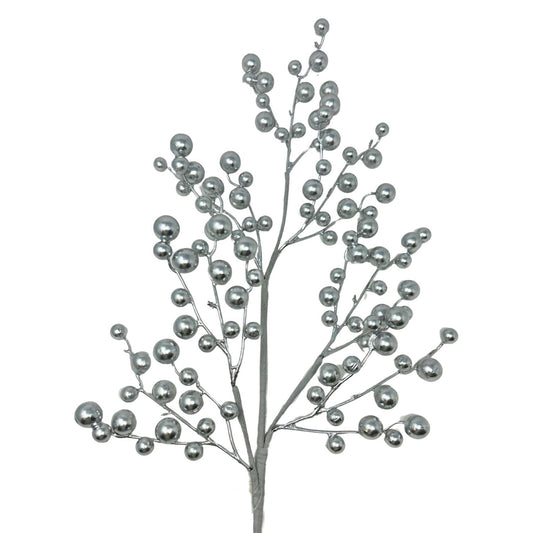 Metallic Berry Spray - Silver 36” | QP