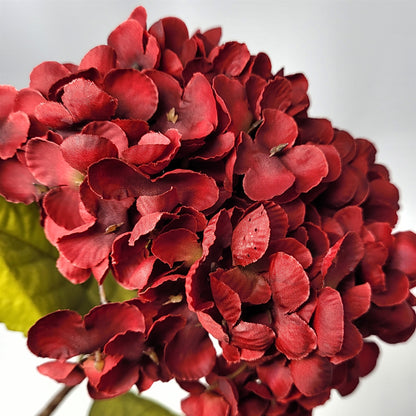 Meadows Hydrangea Spray - Red 27” | YS
