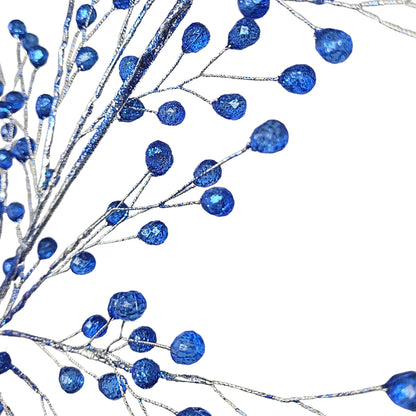 Royal Blue Acrylic Glitter Bead Spray 26” | YS