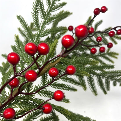 Soft Touch Norfolk Pine Spray w/ Berries 25" | DB