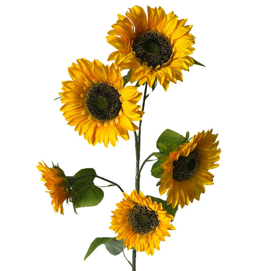 Sunflower Spray x5 - 39" - Yellow | GT