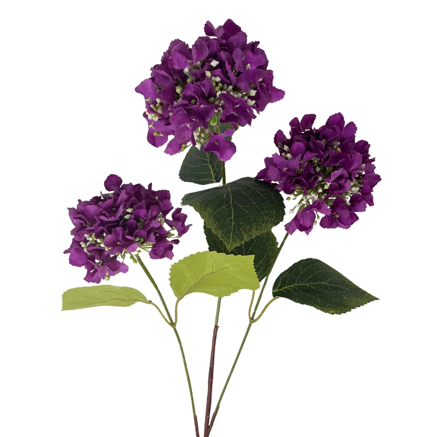 Budding Hydrangea Spray x 3 - 30" - Purple | GT