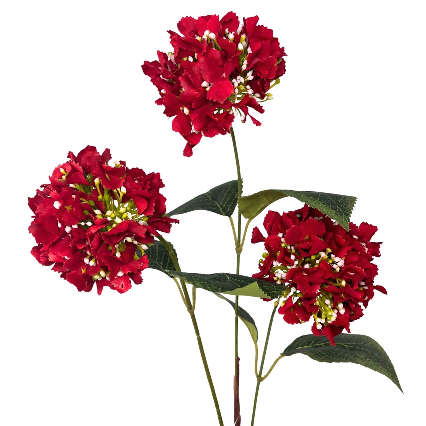 Budding Hydrangea Spray x 3 - 30" - Red | GT