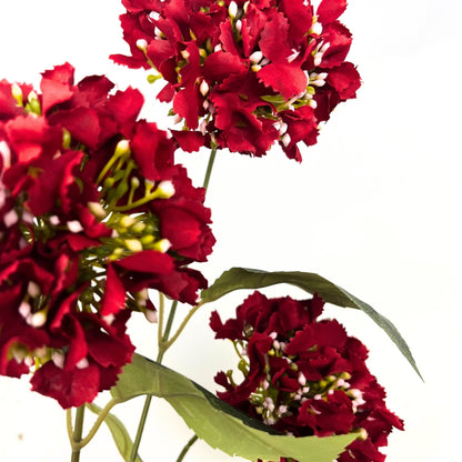 Budding Hydrangea Spray x 3 - 30" - Red | GT