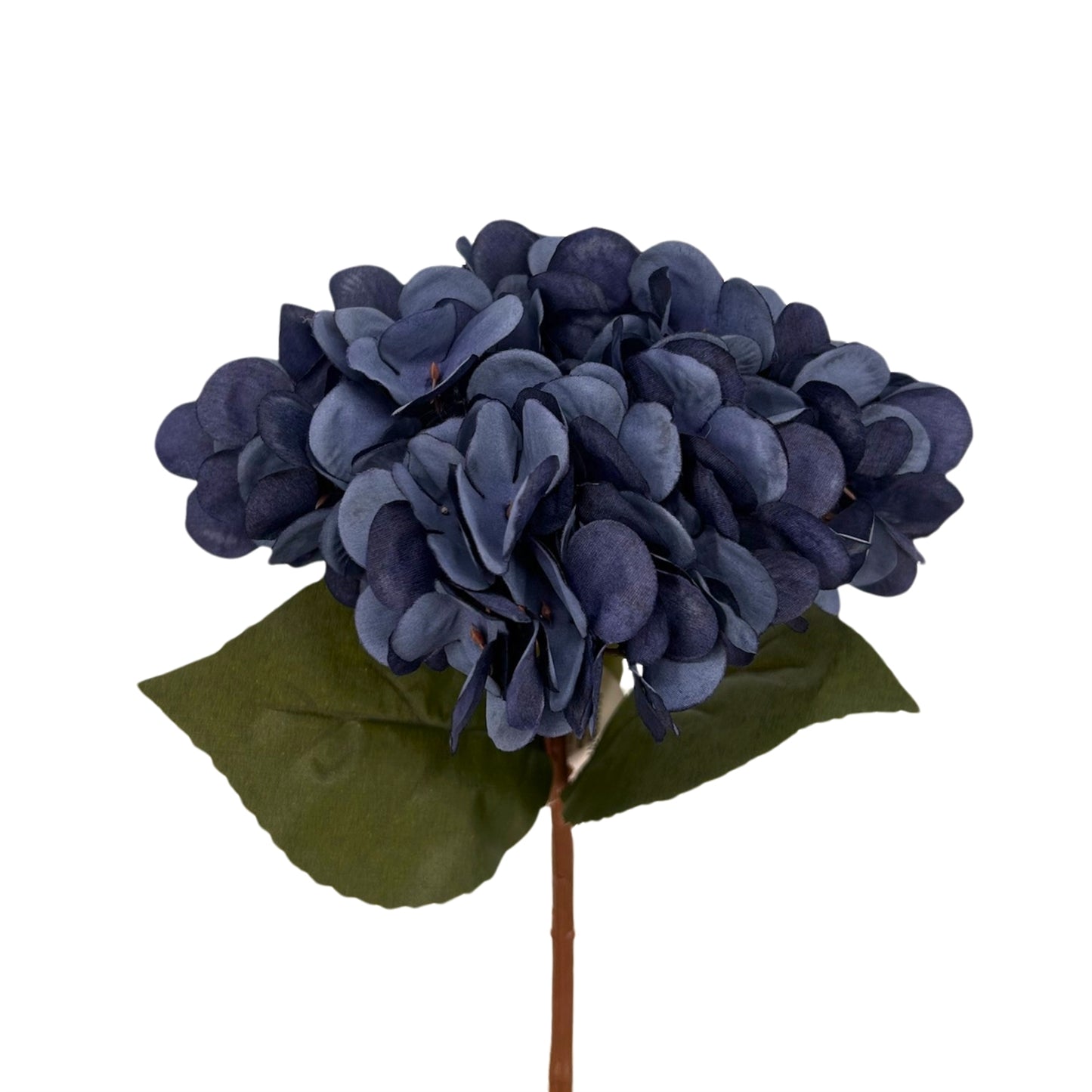 Faux Dried Hydrangea pick 13.5" - Navy | GT