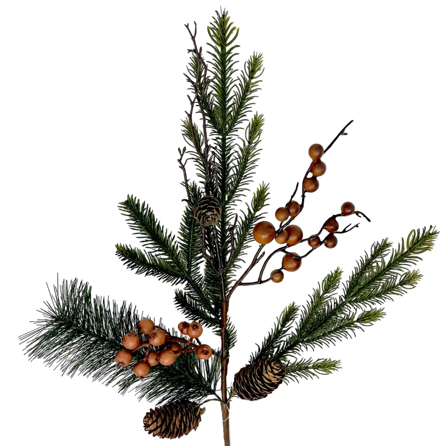 Earth Toned Berry/Pine Spray 24" | KS