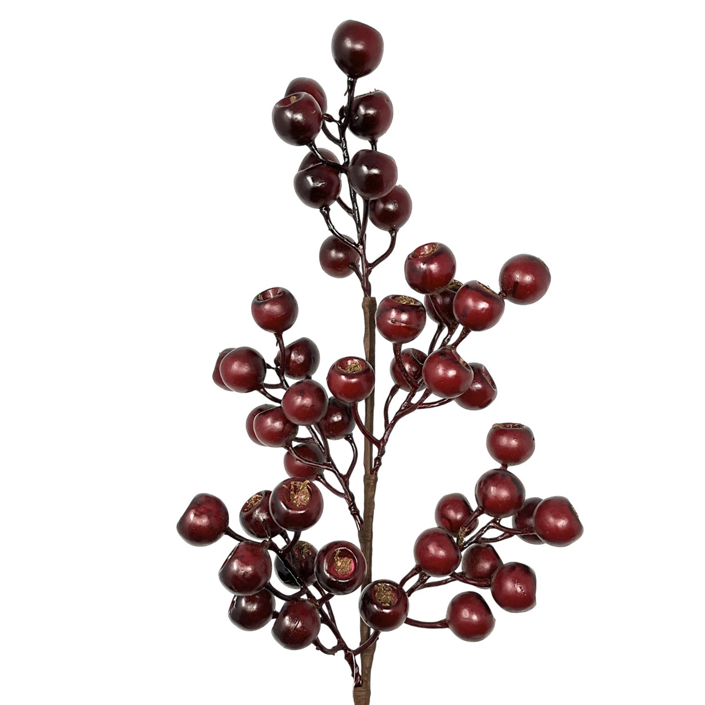 Grand Pod Berry Spray 24" - Burgundy | KS