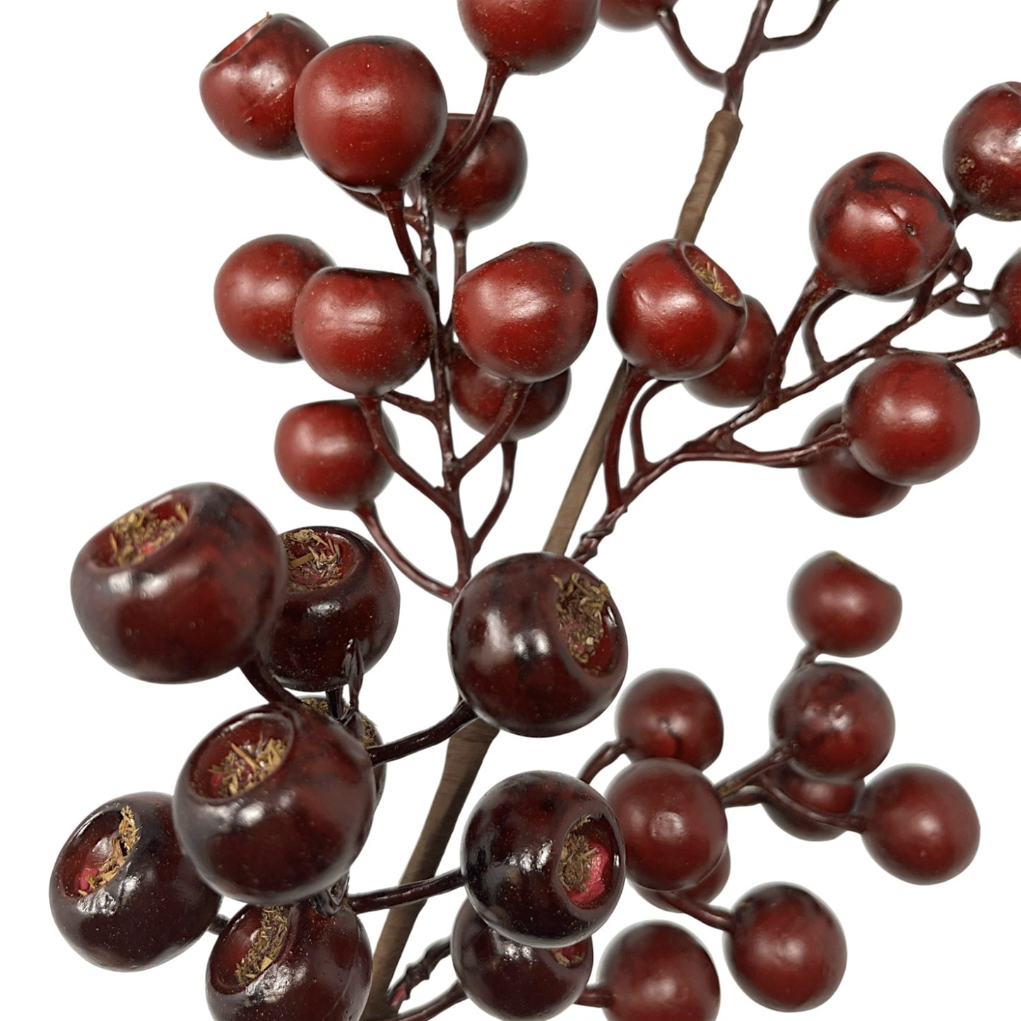 Grand Pod Berry Spray 24" - Burgundy | KS
