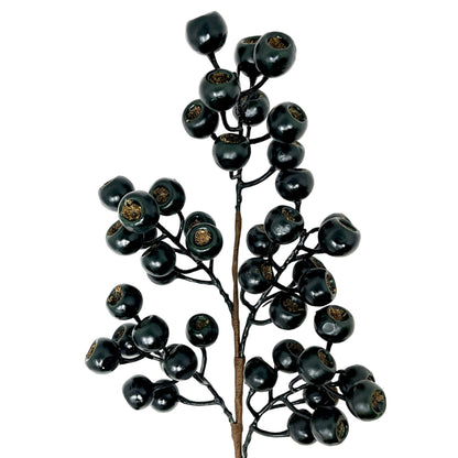 Grand Pod Berry Spray 24" - Dark Green | KS
