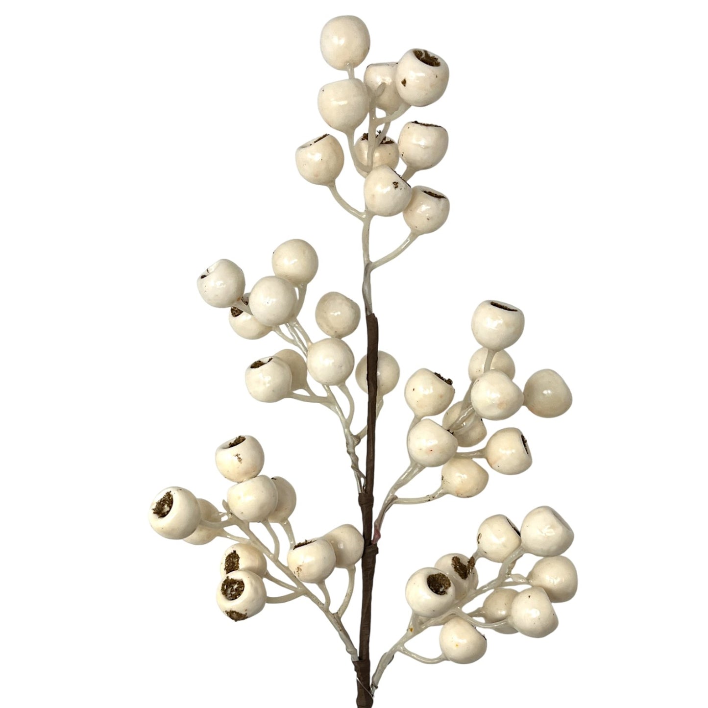 Grand Pod Berry Spray 24" - Ivory | KS