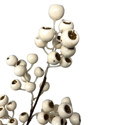 Grand Pod Berry Spray 24" - Ivory | KS