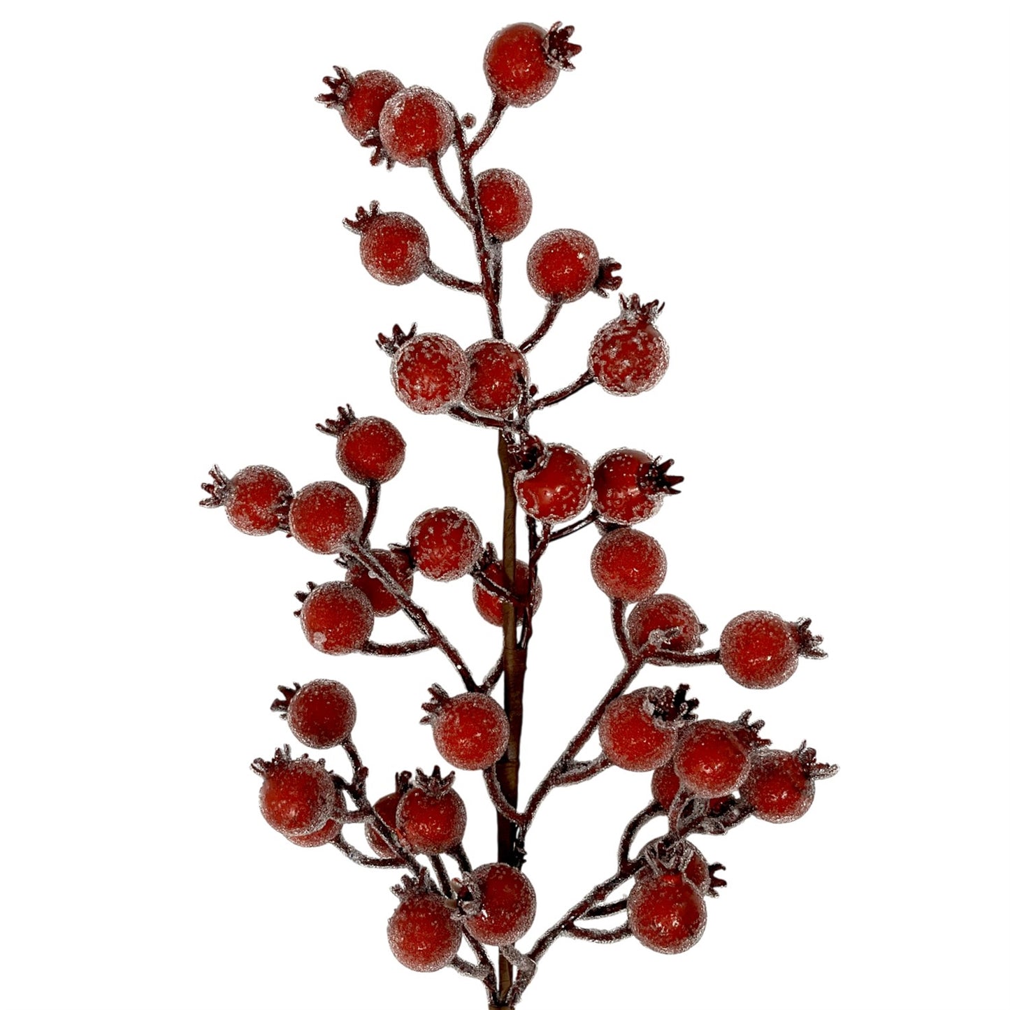 Micro Bead Iced Grand Crabapple Spray 24" KS