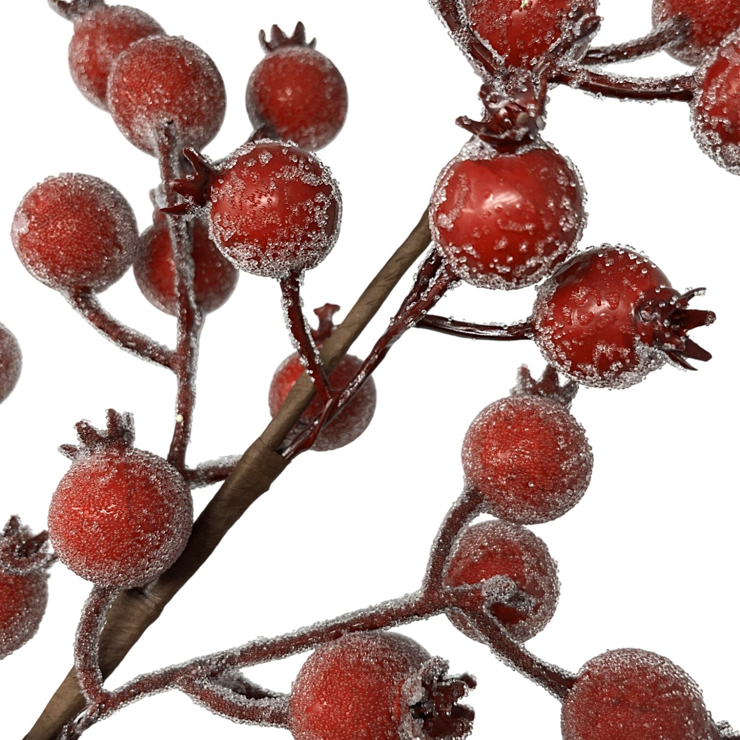 Micro Bead Iced Grand Crabapple Spray 24" KS