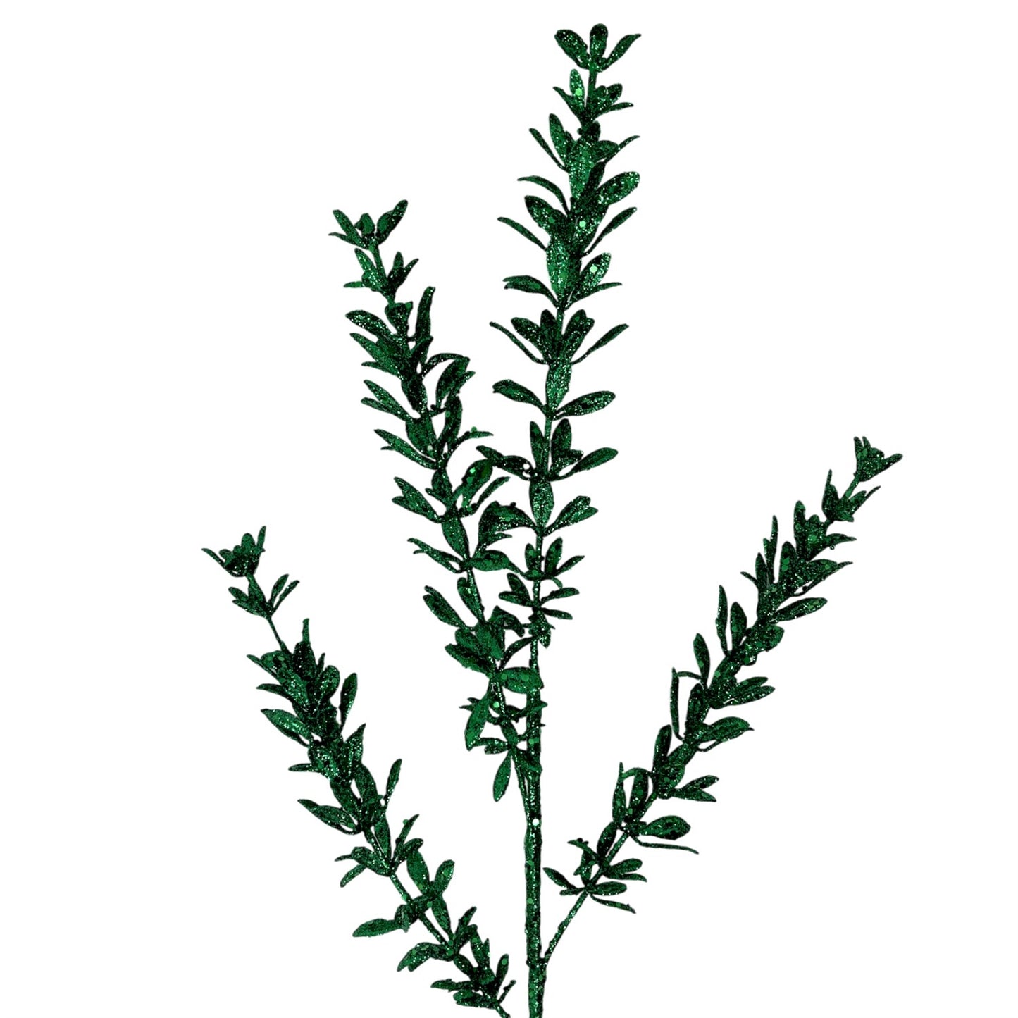 Glittered Rosemary Spray 28.5" - Green