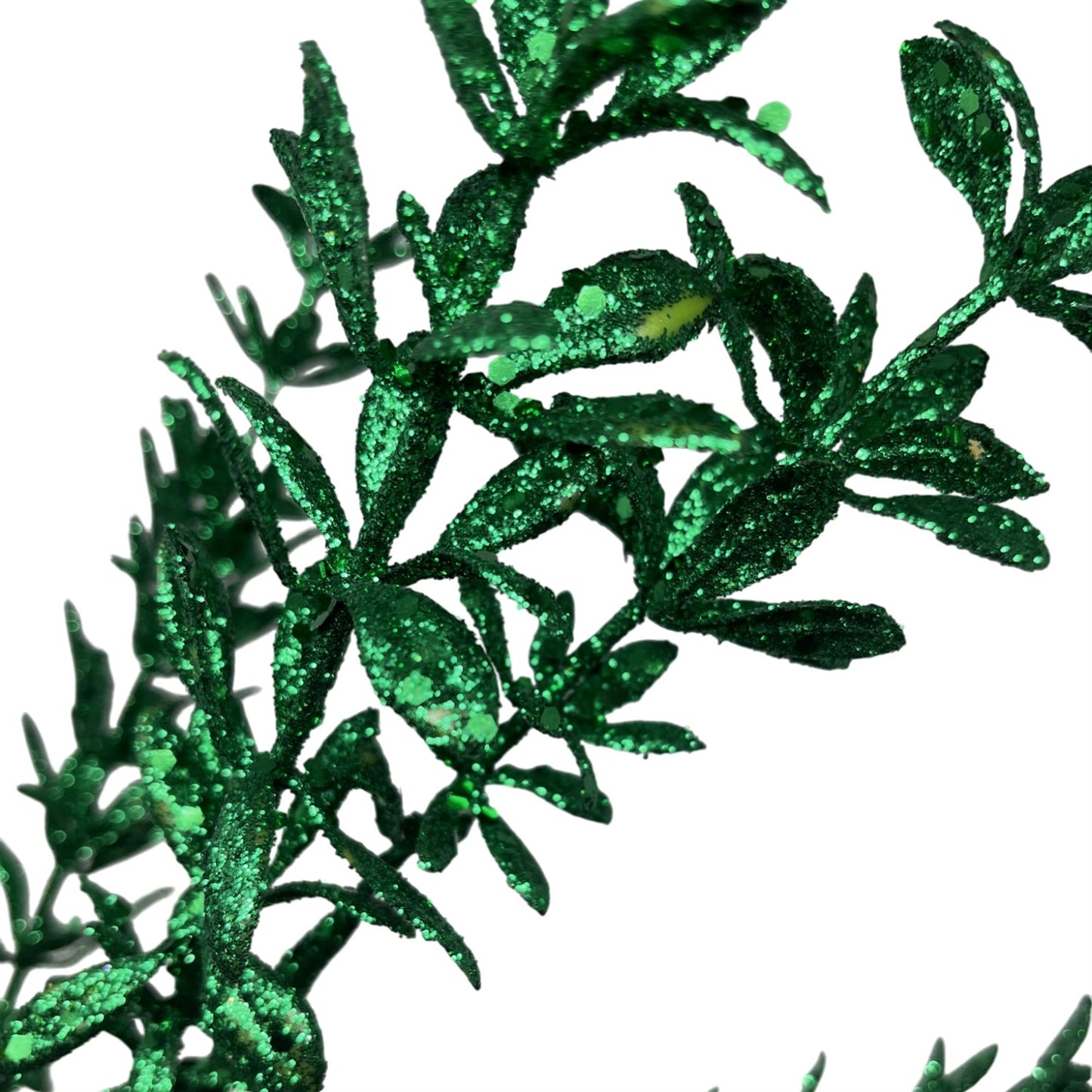 Glittered Rosemary Spray 28.5" - Green