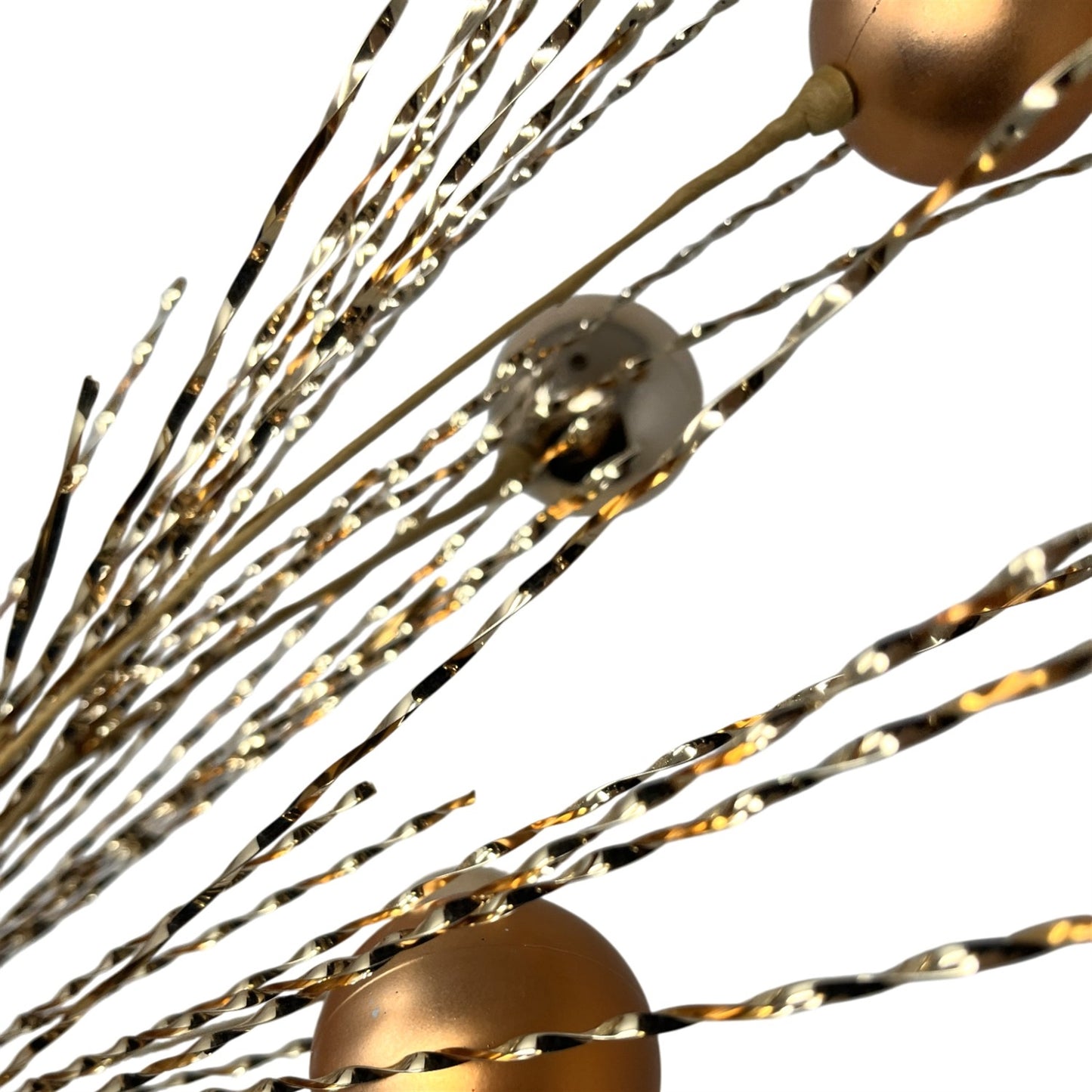 Metallic Twist/Ball Spray - 34" - Champagne