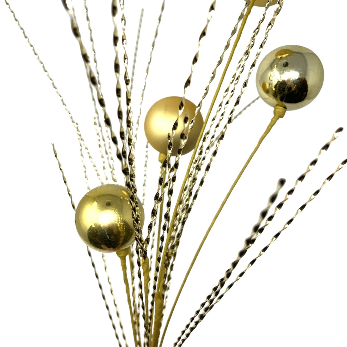 Metallic Twist/Ball Spray - 34" - Gold