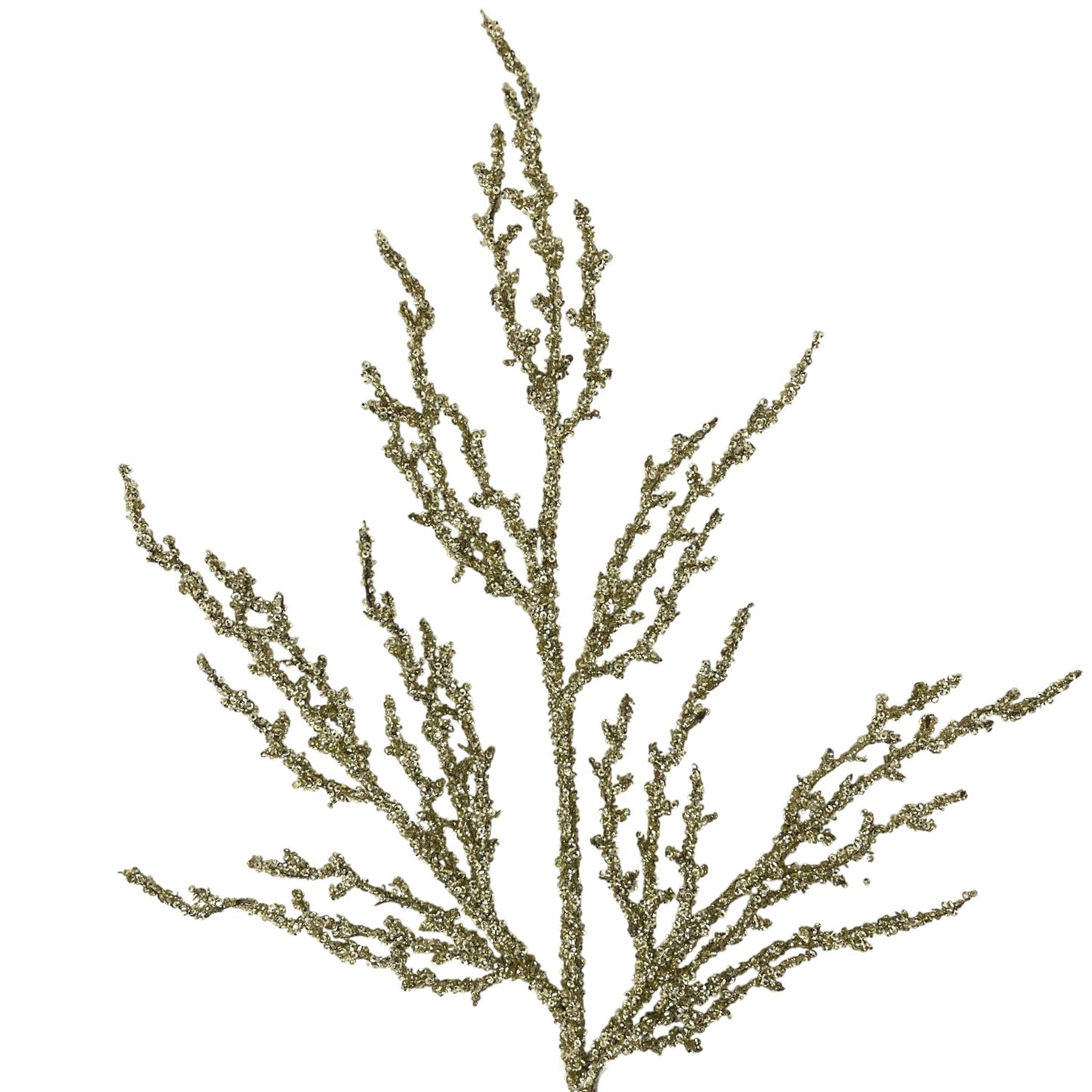 Sequin encrusted Twig Branch 32" - Gold