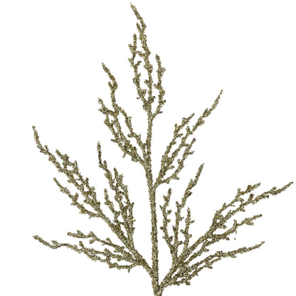 Sequin encrusted Twig Branch 32" - Gold