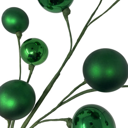 Shiny/Matte Mixed Ball Spray 31" - Emerald | KS