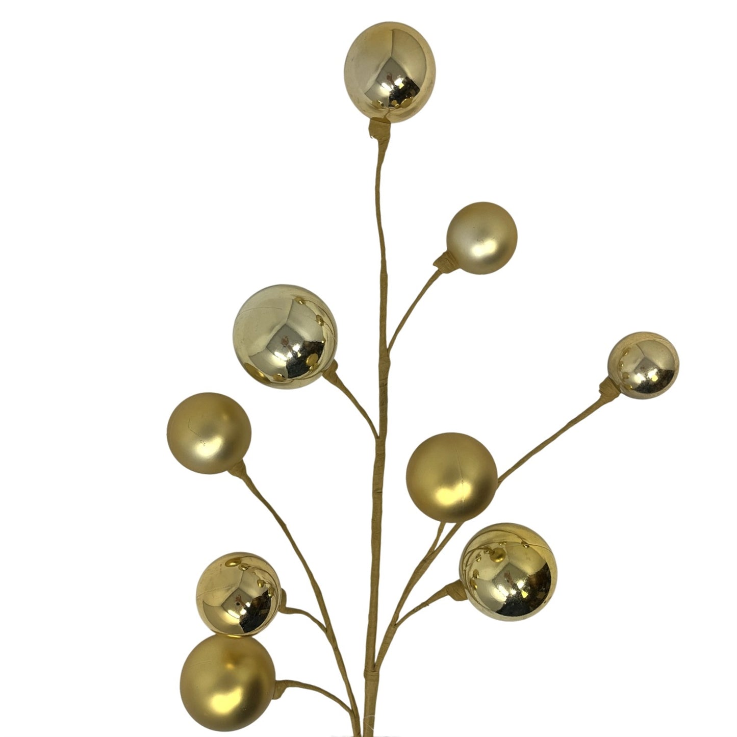 Shiny/Matte Mixed Ball Spray 31" - Gold | KS