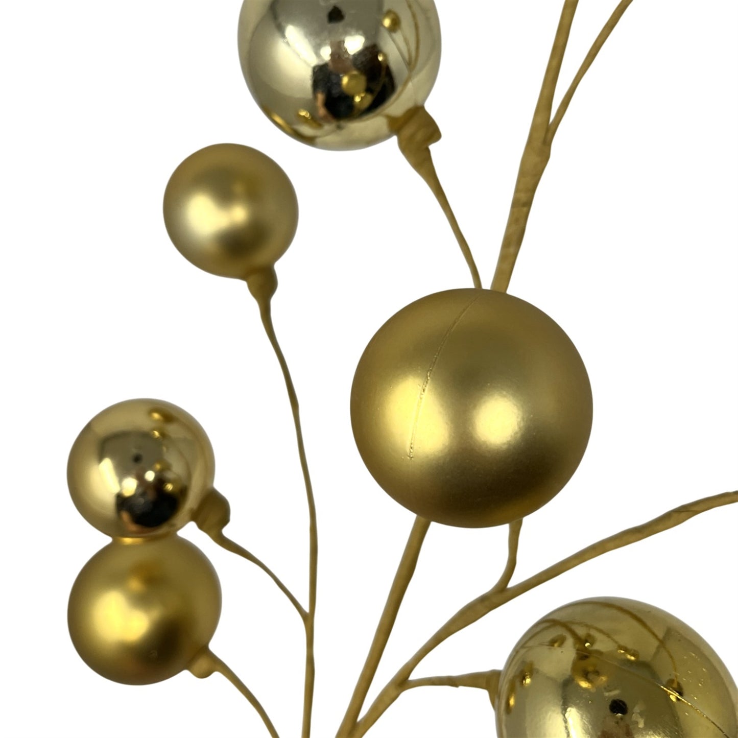 Shiny/Matte Mixed Ball Spray 31" - Gold | KS