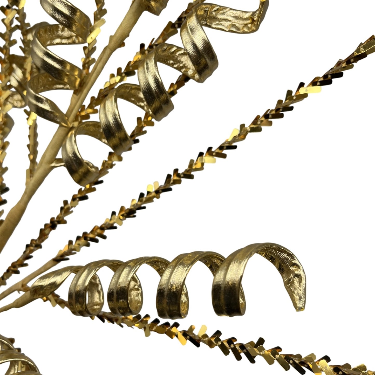 Metallic Curl Spike Spray - 32.5" - Gold