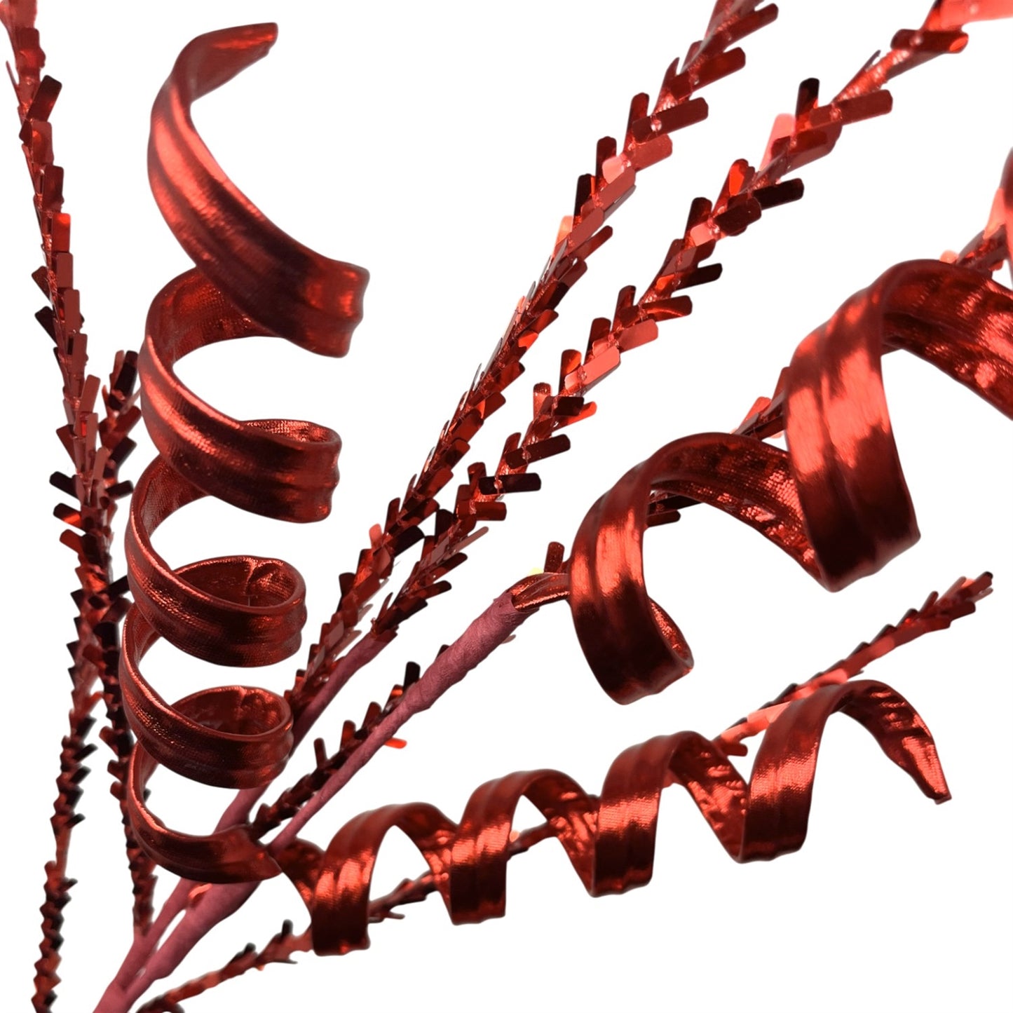 Metallic Curl Spike Spray - 32.5" - Red