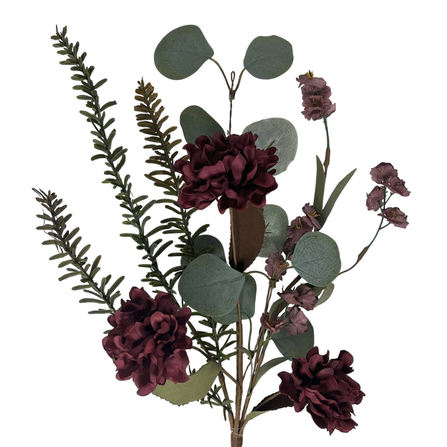 Burgundy Marigold/Foliage Spray 20" | KS