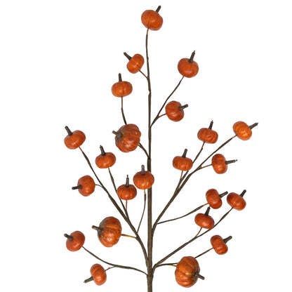 Mini Pumpkin Spray 31" w/ 23 pumpkins | KS