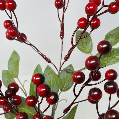 Lodge Berry Pick w/ Leaves 19'' - Deep Red | DB