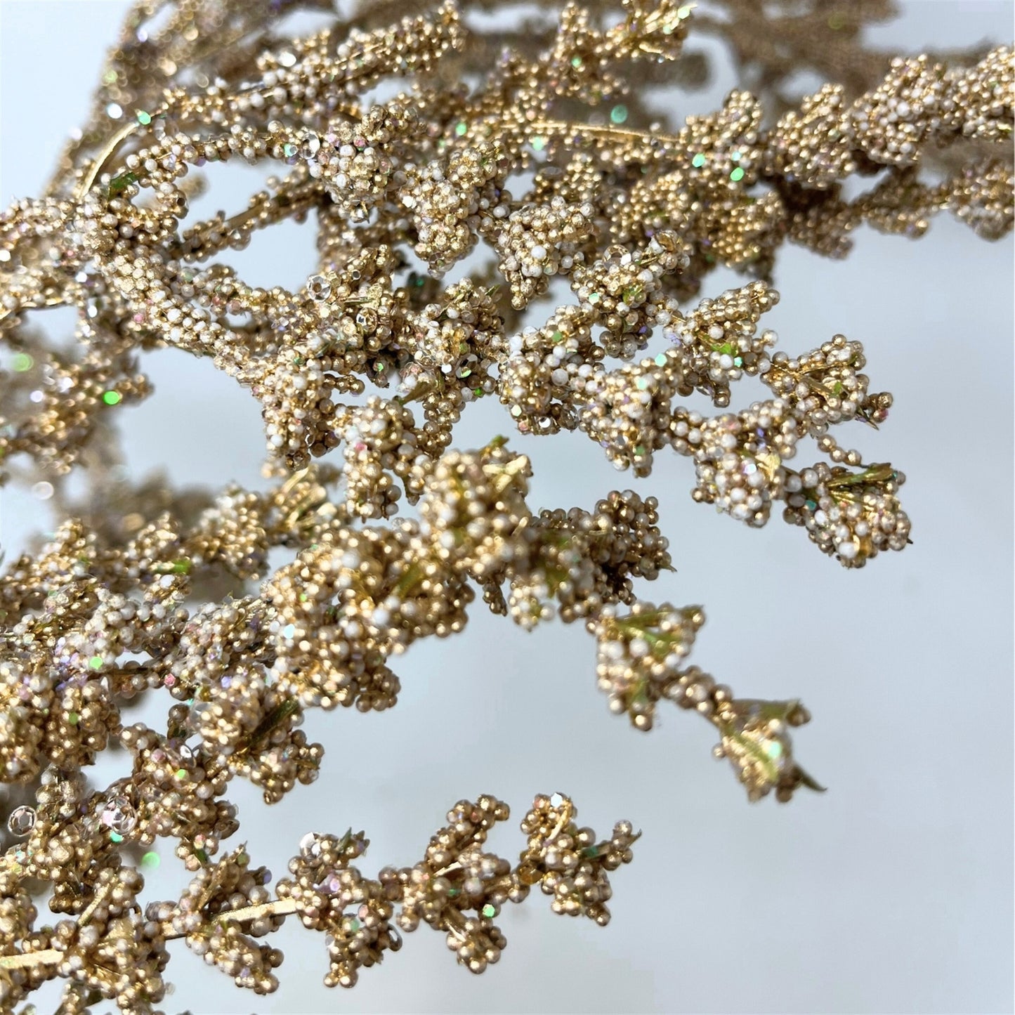 Metallic Mini Berry Branch - 36" - Gold | DB