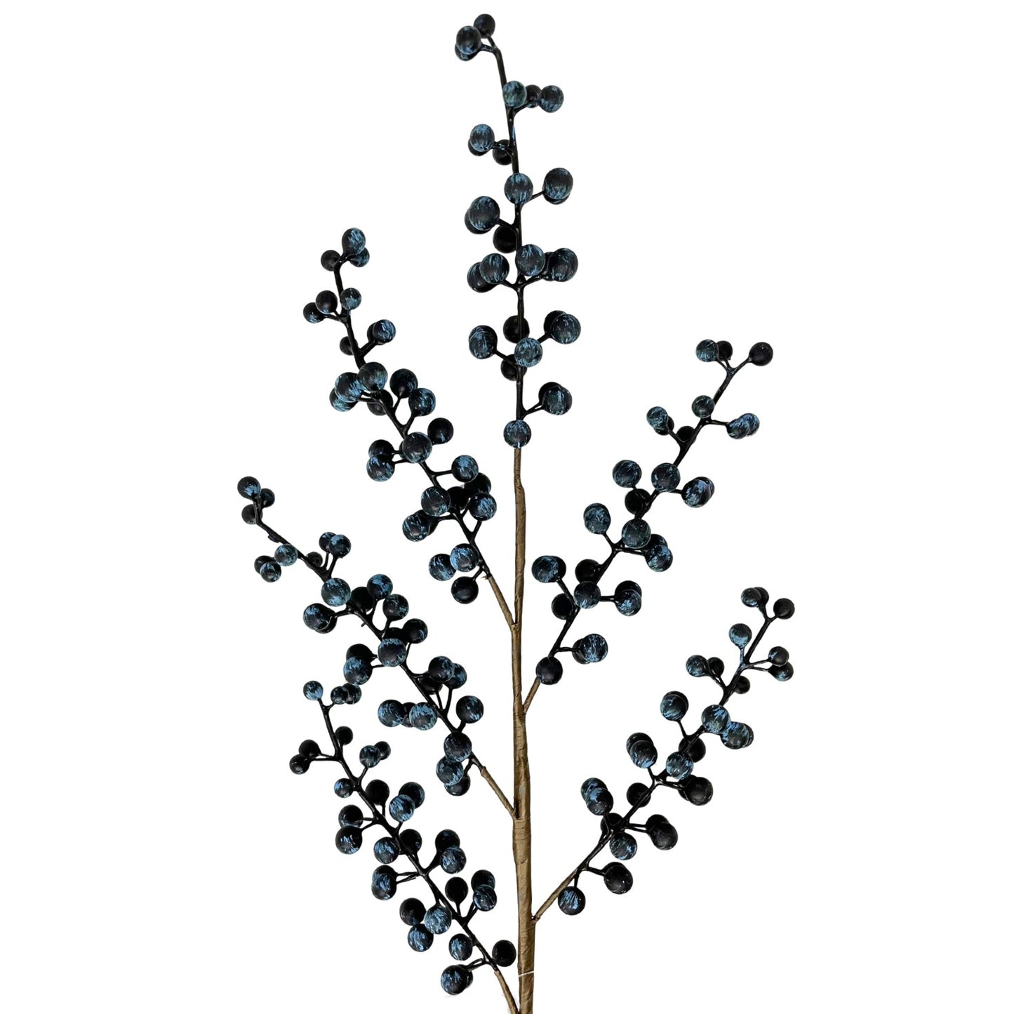 Faux Pokeberry Stem 28" - Blue | YS