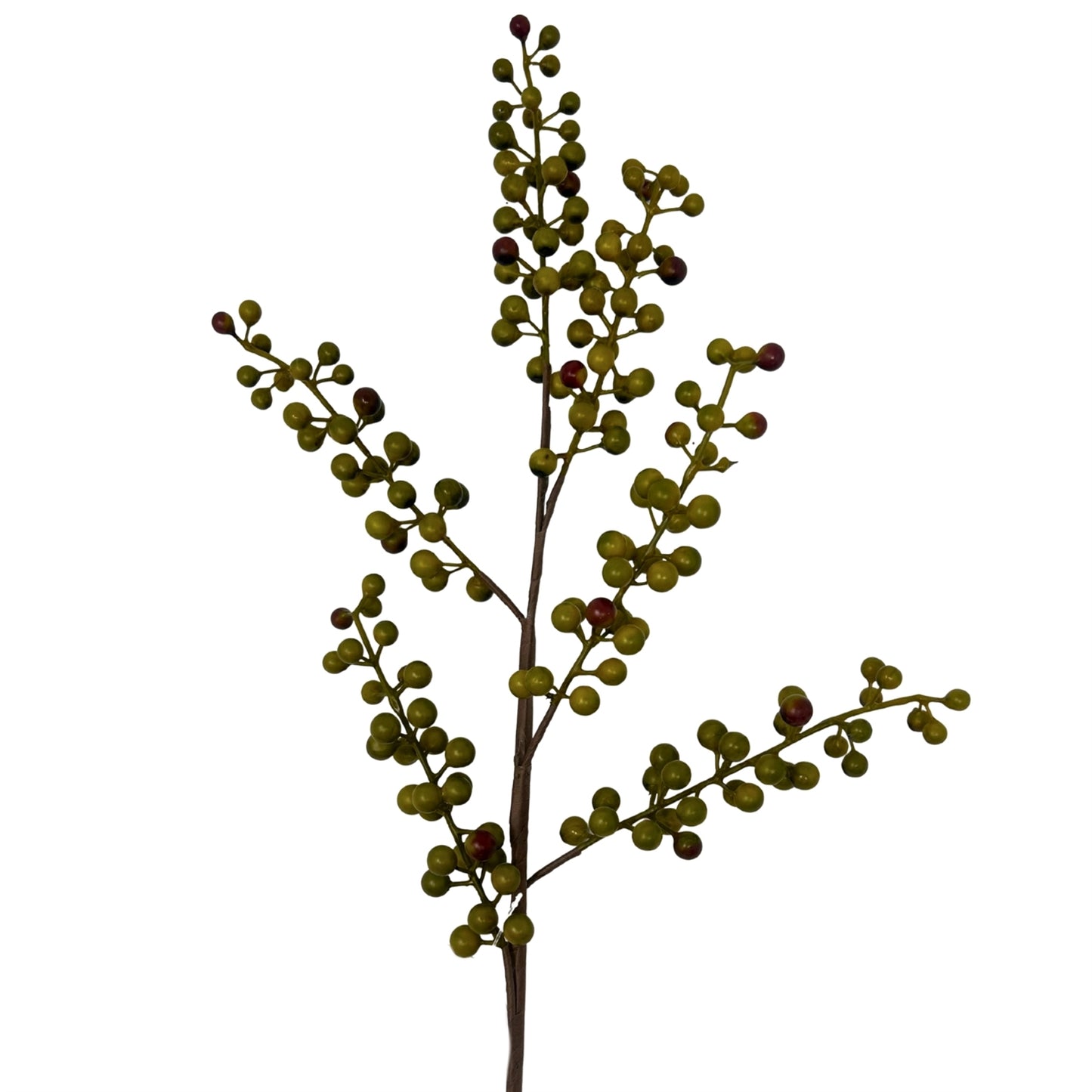 Faux Pokeberry Stem 28" - Green | YS