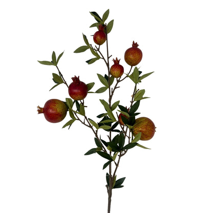 Faux Pomegranate Branch 35" | YS