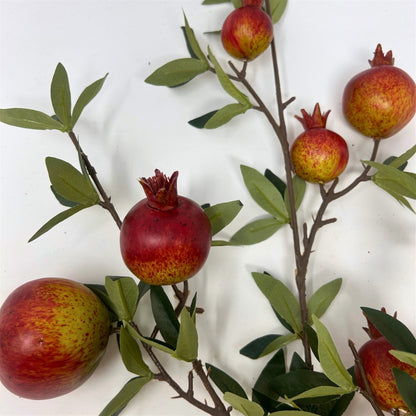 Faux Pomegranate Branch 35" | YS