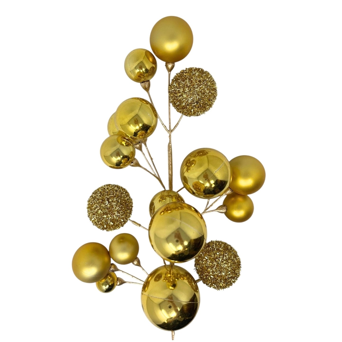 Mixed Shiny/Matte Ball Spray 30" - Gold | TG