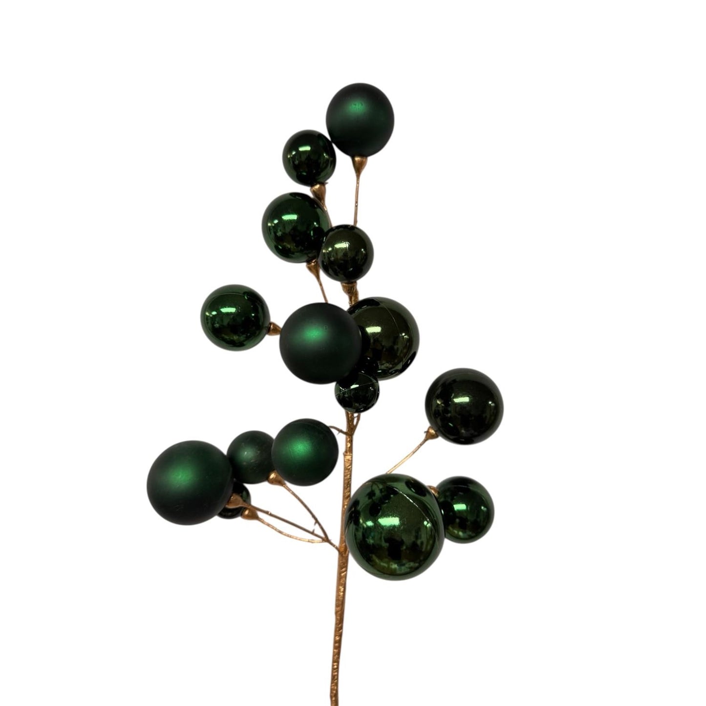 Mixed Shiny/Matte Ball Spray 30" - Hunter Green | TG