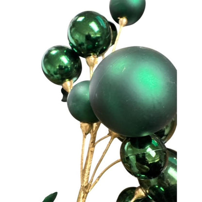Mixed Shiny/Matte Ball Spray 30" - Hunter Green | TG