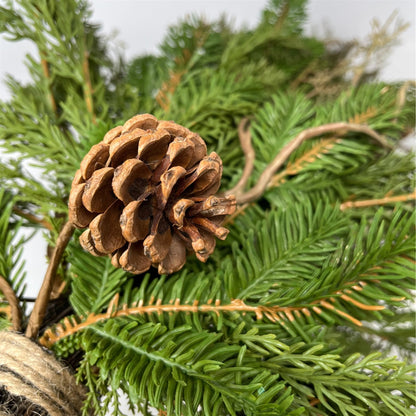 Real Touch Mixed Cypress/Pine Drop 28" | YS
