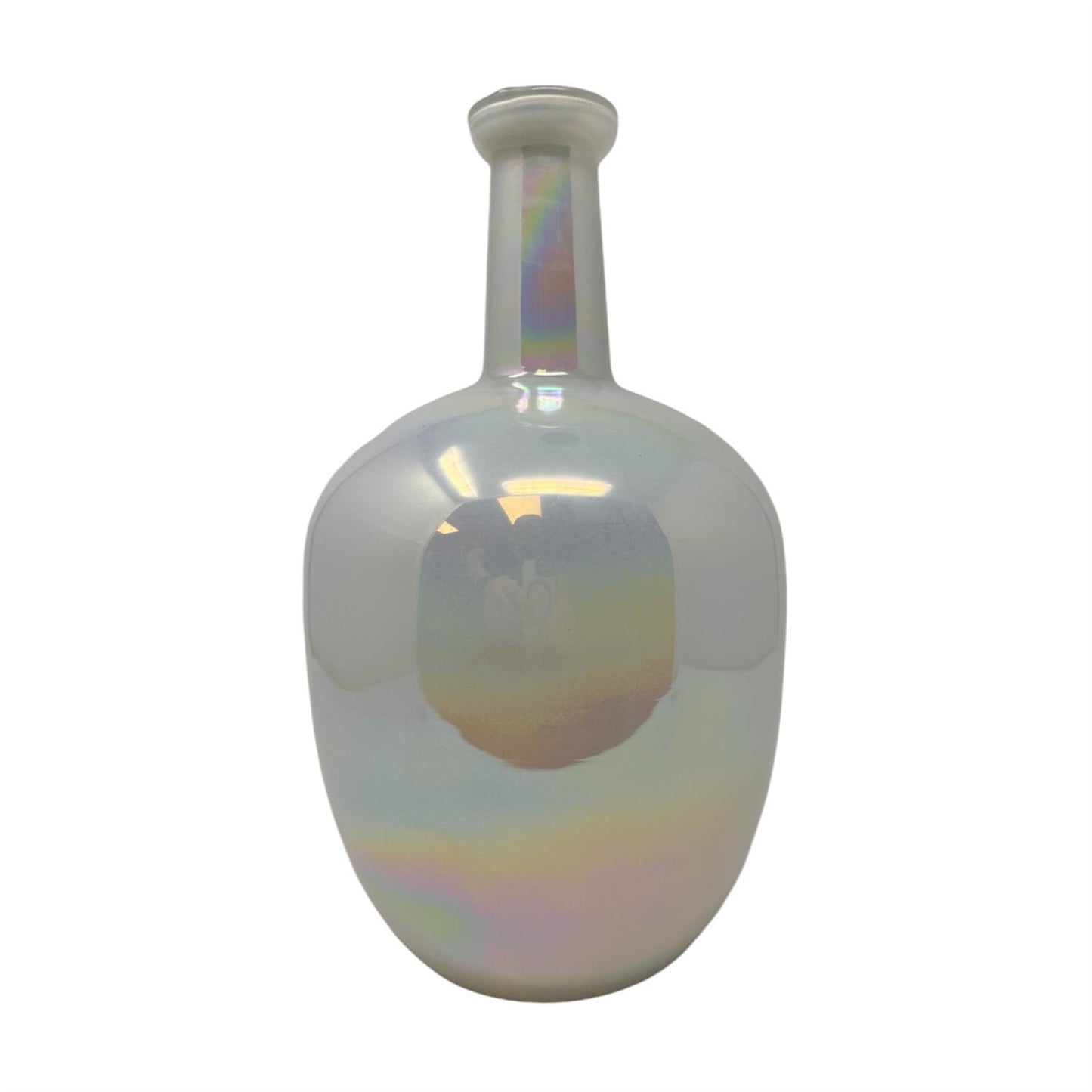 12”H Bottle Vase - Pearl | SB