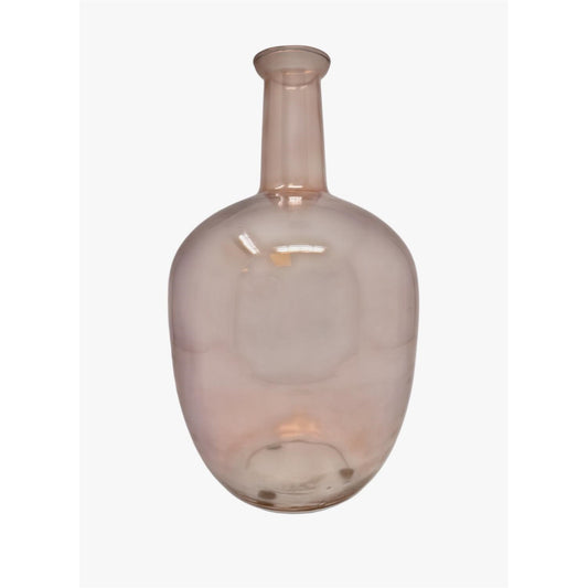 12"H Bottle Vase - Pink | SB
