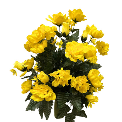 Heavenly Harmony Pre-Made Vase Insert (Yellow)