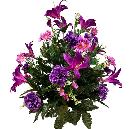 Guardian Stems X-Large Pre-Made Vase Insert (Purple)