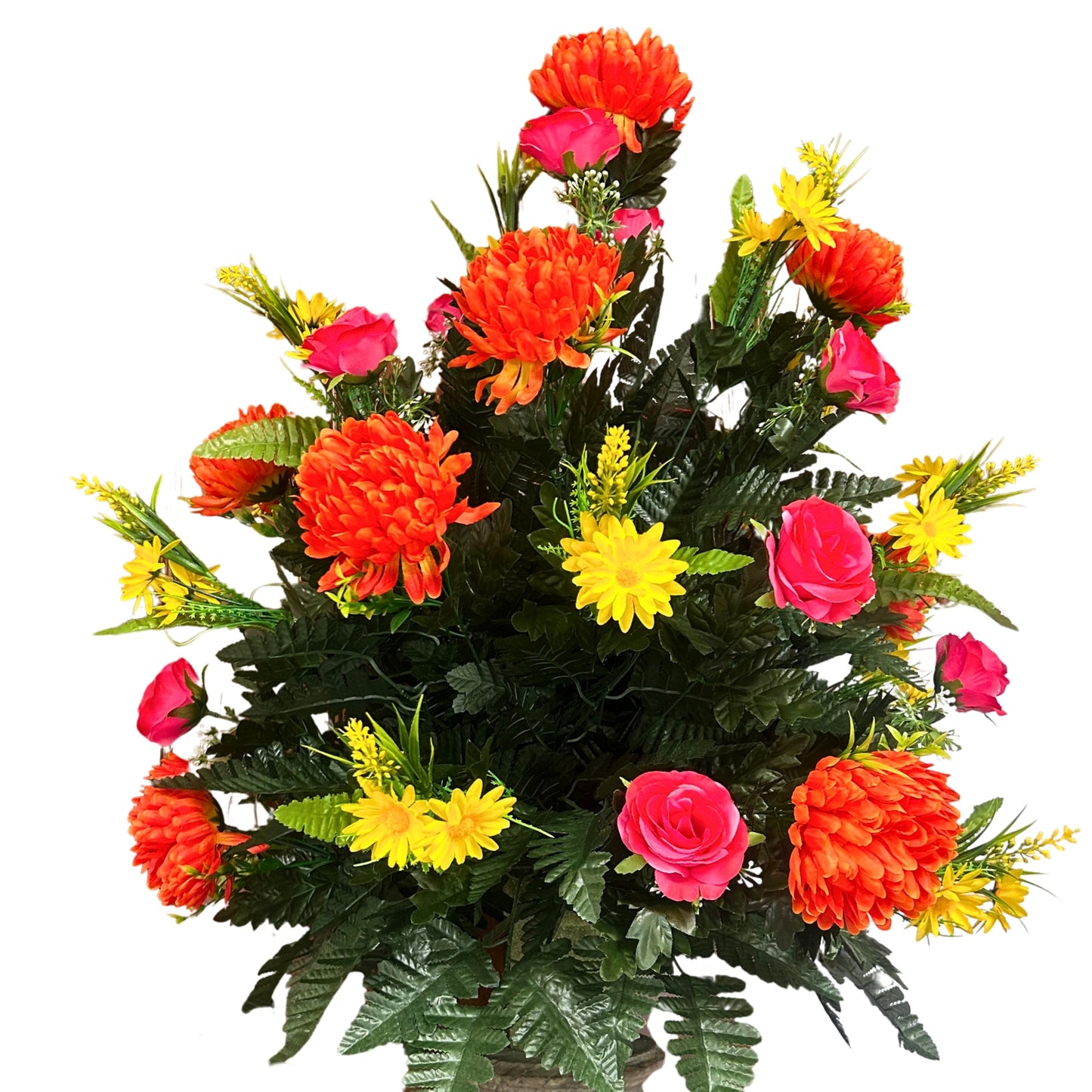 Rolling Fields Pre-Made Vase Insert (Pink, Orange, Yellow)