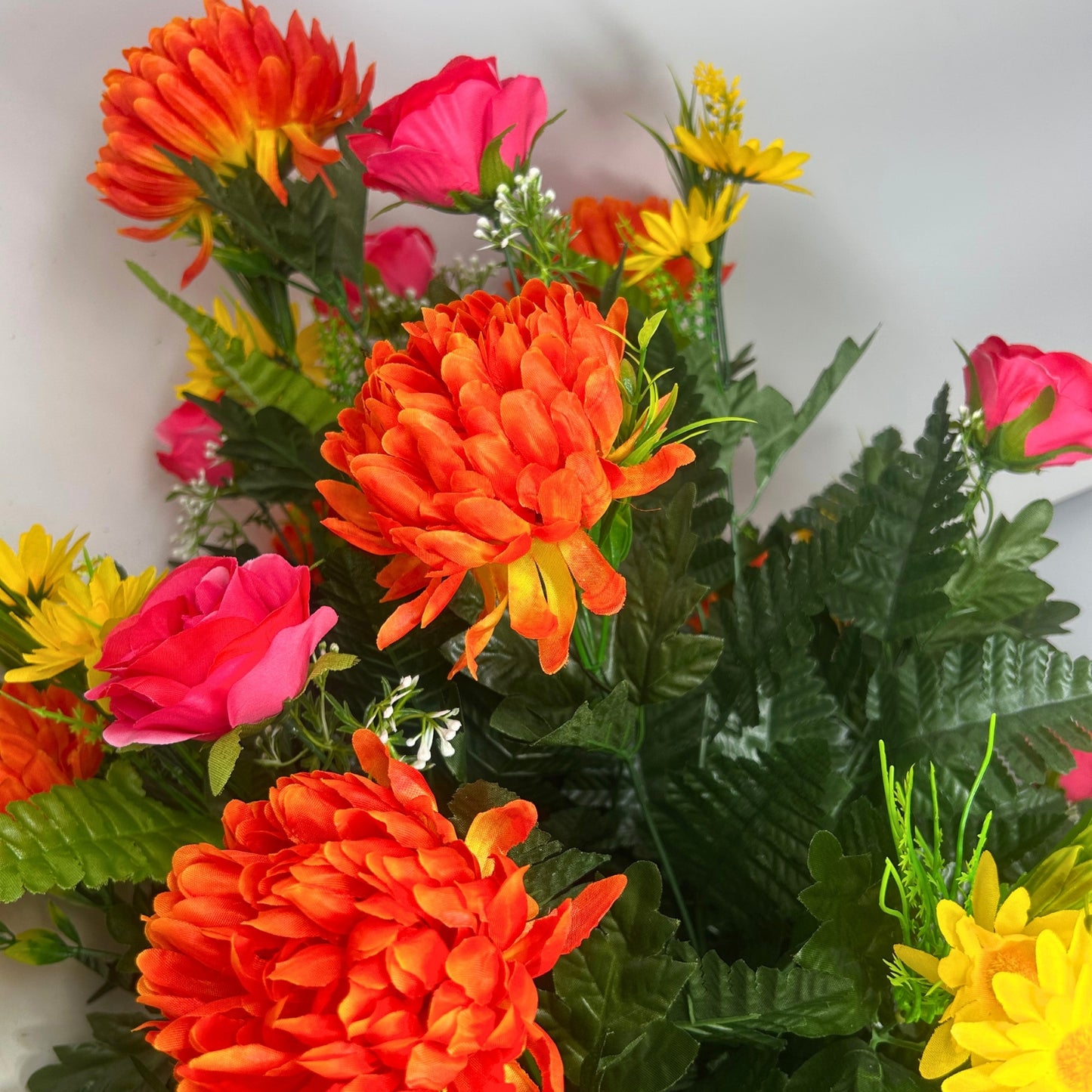 Rolling Fields Pre-Made Vase Insert (Pink, Orange, Yellow)